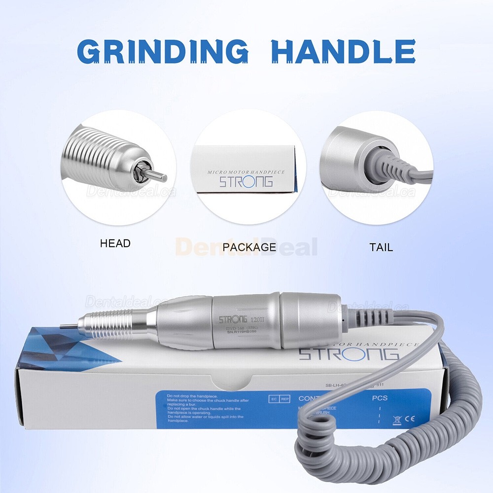STRONG 120II Dental Lab Micromotor Handpiece 35000RPM 2.35mm
